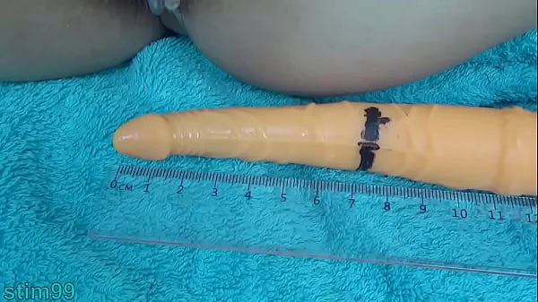 Japanese Milf Cervix Fucking with German real penis dildo and asian chopsticks